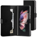 GOOS-WALLZFOLD3 - Etui portefeuille Galaxy Z Fold 3 avec logements cartes et rabat avec patte magnétique