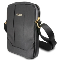 GUESS-GUTB10TBK - Etui Guess pour tablette 10 pouces en simili cuir noir avec bandoulière