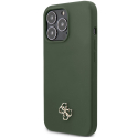 GUHCP13LS4LA - Coque Guess Silicone iPhone 13 Pro coloris vert pin
