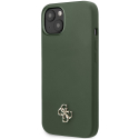 GUHCP13MS4LA - Coque Guess Silicone iPhone 13 coloris vert pin