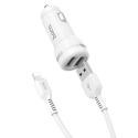 HOCO-Z27LIGHTNING - Chargeur voiture double USB + câble iPhone / iPad Lightning de Hoco