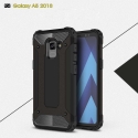 HYBRID-A8208NOIR - Coque galaxy A8-2018 antichoc hybride noire