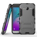 HYBRIDGALJ3DARK - Coque Hybrid Duo Anthracite pour Samsung Galaxy J3-2016 SM-J320F