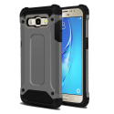 HYBRIDJ32016GRIS - Coque antichoc hybride J3-2016 coloris noir et gris