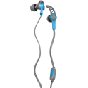 IFROGZ-SUMMITBLEU - Ecouteurs filaires intra-auriculaires de sport iFrogz Summit coloris gris et bleu