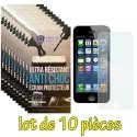 LOT-10FILMNEWPROIP5S - Lot de 10 films haute protection New Protech pour iPhone Se et 5s
