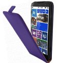 LUXY1320VIOLET - Etui Slim à rabat pour Nokia Lumia 1320 violet lisse aspect mat
