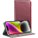 MAGNETO-REDMI10CROUGE - Etui folio Xiaomi Redmi 10C rabat latéral coloris bordeaux
