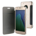 MMFLC0001-G5PLUS - Etui Moto G5+ Made For Moto officiel rabat latéral noir