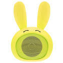 MOB-LAPINJAUNE - Enceinte LAPIN bluetooth coloris jaune