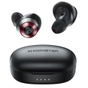 MONSTER-AIRLINK100RED - écouteurs sans fils Monster Achieve 100 Airlinks rouge avec boitier de transport et charge