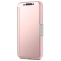 MOSHI-STEALTHIPXROSE - Etui Folio Moshi StealthCover iPhone XS avec rabat rose translucide 