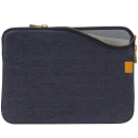 MW-410101-PRO15P - Pochette zippée MacBook Pro 15 pouces Denim dark blue Jeans - mousse protectrice