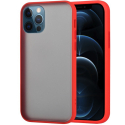 PEACH-IP12ROUGE - Coque souple iPhone 12 Peach-Garden de Goospery coloris rouge