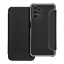 PIANO-A135GNOIR - Etui type folio (rabat) + coque antichoc pour Galaxy A13(5G) et A04s noir avec rabat latéral noir