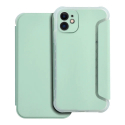 PIANO-IP11VERT - Etui type folio (rabat) + coque antichoc pour iPhone 11 avec rabat latéral vert