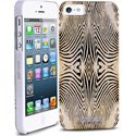 PURO-IPC5ZEBRAGOLD - Coque Puro Just-Cavalli iPhone SE motif Zebra