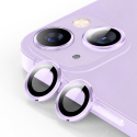 RINGLENS-IP14MAUVE - Vitre protection appareil photo iPhone 14 / 14 Plus verre avec anneau aluminium mauve