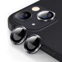 RINGLENS-IP14NOIR - Vitre protection appareil photo iPhone 14 / 14 Plus verre avec anneau aluminium noir