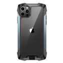 RJUST-FUZIP13PROGRIS - Coque iPhone 13 Pro R-Just Fuzion bumper gris et dos transparent