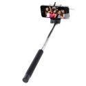 SELFIEFILNOIR - Support perche Selfie extensible avec déclencheur pour smartphone coloris noir