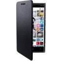 SWFOLIOLUMIA830NOIR - Etui folio à rabat aspect cuir grainé noir pour Nokia Lumia 830 Swiss Charger SCP41245