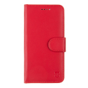 TACTFIELD-IP12ROUGE - Etui iPhone 12 / 12 Pro Tactical Field avec logements carte fonction stand coloris rouge