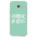 TPU0A52017VENDREVETURQUOIS - Coque souple pour Samsung Galaxy A5-2017 SM-A520F avec impression Motifs vendeur de rêves turquoise