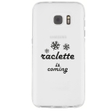 TPU0GALS7RACLETTECOMING - Coque souple pour Samsung Galaxy S7 SM-G930 avec impression Motifs raclette is coming