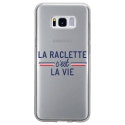 TPU0GALS8RACLETTEVIE - Coque souple pour Samsung Galaxy S8 avec impression Motifs la raclette c'est la vie