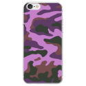 TPU0IPHONE7MILITAIREROSE - Coque souple pour Apple iPhone 7 avec impression Motifs Camouflage militaire rose