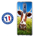 TPU0NOKIA51VACHE - Coque souple pour Nokia 5-1 avec impression Motifs vache