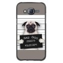 TPU1GALJ5DOGPRISONTRISTE - Coque souple pour Samsung Galaxy J5 SM-J500F avec impression Motifs bulldog prisonnier