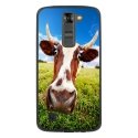 TPU1LGK7VACHE - Coque souple pour LG K7 avec impression Motifs vache
