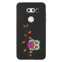 TPU1LGV30CHOUETTEBRANCHE - Coque souple pour LG V30 avec impression Motifs chouette sur une branche