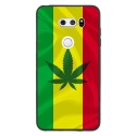 TPU1LGV30RASTA - Coque souple pour LG V30 avec impression Motifs rasta