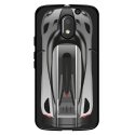 TPU1MOTOE3VOITURE - Coque souple pour Motorola Moto E3 avec impression Motifs voiture de course