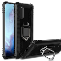 TPURING-S20 - Coque Galaxy S20 antichoc noire avec anneau