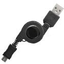 USBZIP8600 - Câble USB de charge rétractable prise micro-USB