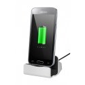 VCRADLEALUMICROUSB - Dock charge et synchonisation USB Micro-USB pour Smarpthone Lumia et Android