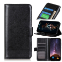 WALLET-9XLITENOIR - Housse étui Honor-9X LITE type portefeuille rabat latéral noir logements cartes