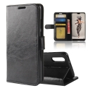WALLET-NOVAT5T - Etui Huawei Nova-5T rabat latéral noir logements cartes fonction stand