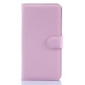 WALLETGRANDPRIMEROSE - Etui type portefeuille rose pour Galaxy Grand Prime rabat latéral articulé fonction stand