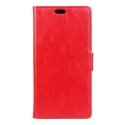 WALLETLGK8ROUGE - Etui pour LG K8 rabat latéral rouge fonction stand logement cartes
