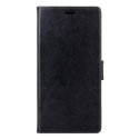 WALLETMOTOE3NOIR - Etui Moto-E3 noir rabat latéral portefeuille logements cartes