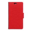 WALLETROUGEDES530 - Etui portefeuille avec rabat latéral rouge pour Desire 530 Desire 630 