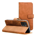 WALLTENDER-NOTE11PROCAMEL - Etui type portefeuille Xiaomi Redmi Note 11 Pro camel avec rabat latéral fonction stand