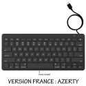 ZAGG-KEYBOARDTYPEC - Zagg Clavier AZERTY filaire prise USB Type-C