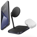 ZENS-ZEDC19B-00 - Chargeur sans fil induction en aluminium noir + AIRPODS de Zens