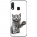 TPU0A20ECHATYEUXBLEU - Coque souple pour Samsung Galaxy A20e avec impression Motifs chat yeux bleus